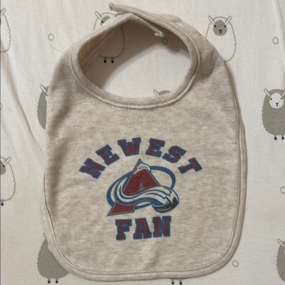Colorado Avalanche Baby Bib